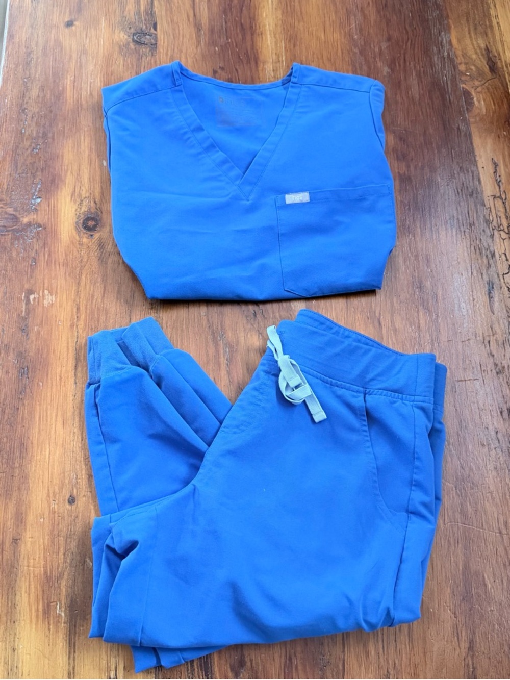 Figs Scrubs M set Blue